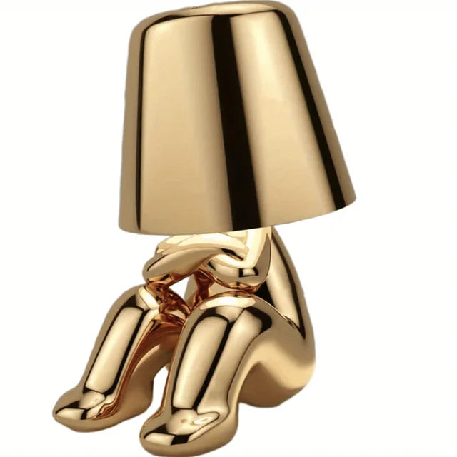 Moderne LED Tischlampe im Skulptur-Design – Dekorative Statue Lampe für Wohnzimmer | Karnz