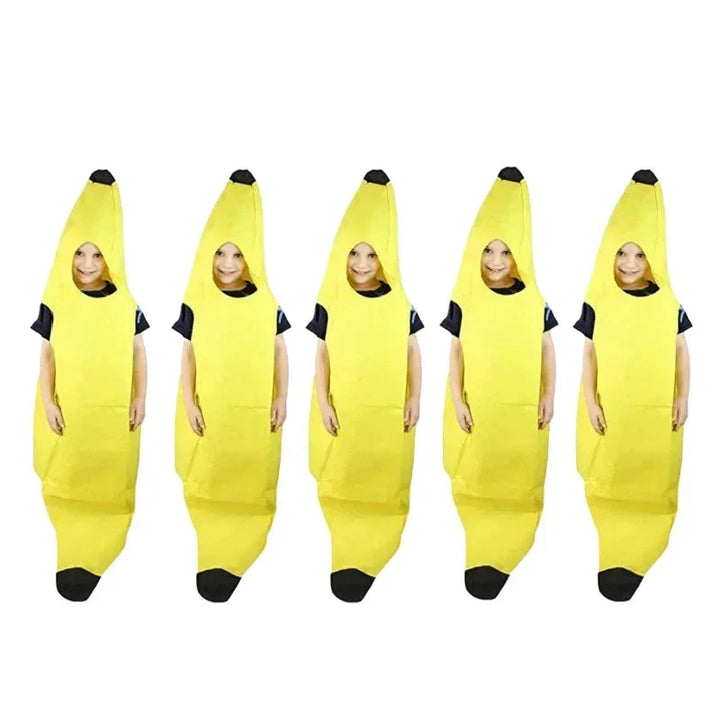 Gelbes Bananenkostüm für Männer – Lustiges Outfit für Karneval, Halloween und Themenpartys | Karnz