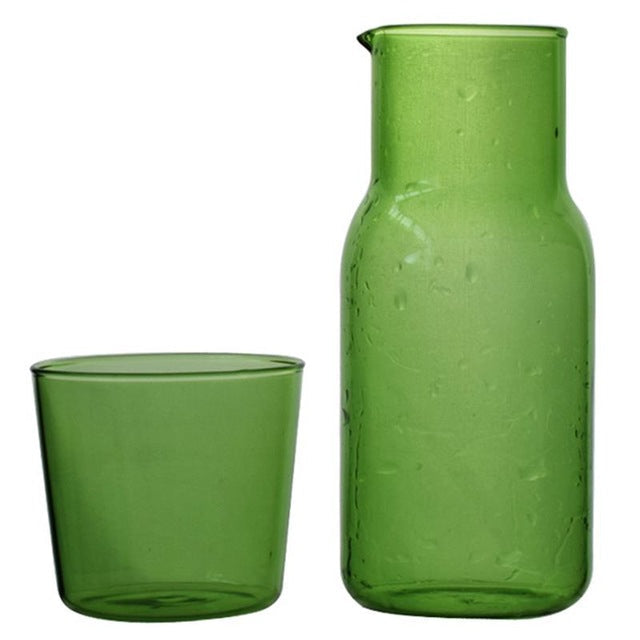 Glas Karaffe & Becher Set – 500ml Borosilikat Wasser Set | Karnz
