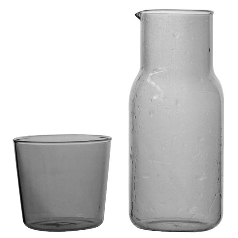 Glas Karaffe & Becher Set – 500ml Borosilikat Wasser Set | Karnz