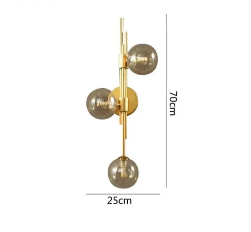 Moderne Glasball-Wandleuchten – Elegante LED-Wandleuchten für Schlafzimmer und Wohnzimmer | Karnz