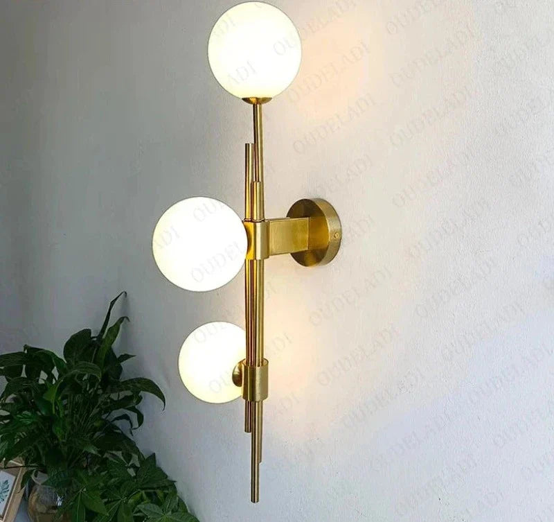 Moderne Glasball-Wandleuchten – Elegante LED-Wandleuchten für Schlafzimmer und Wohnzimmer | Karnz