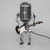 Robot Tischlampe mit Gitarre – LED-Deko im Vintage-Stil für den Schreibtisch | Karnz