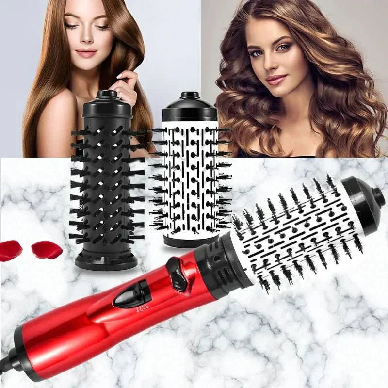 Elektrischer 3-in-1-Haarstyler mit Föhn-, Bürsten- und Lockenstabfunktion