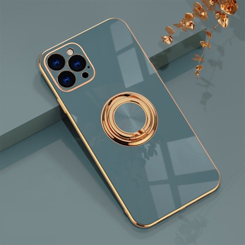 iPhone-Hülle mit Metallständerring