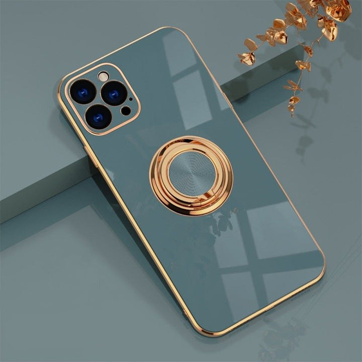 iPhone-Hülle mit Metallständerring