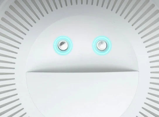 Luftbefeuchter mit weißem LED-Nebelverteiler