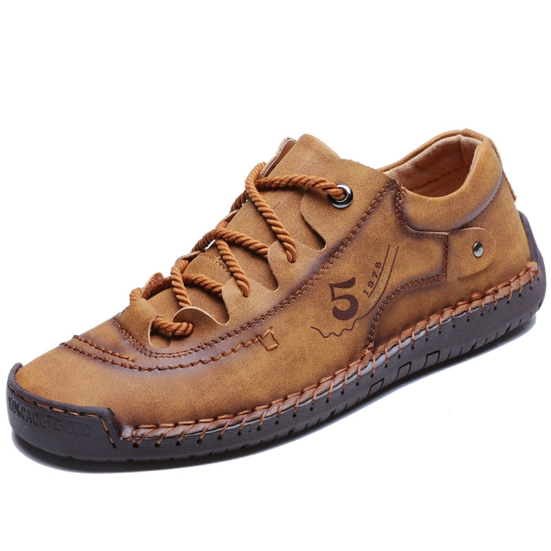 Herren Orthopädische Lederschuhe – Bequem & Unterstützend