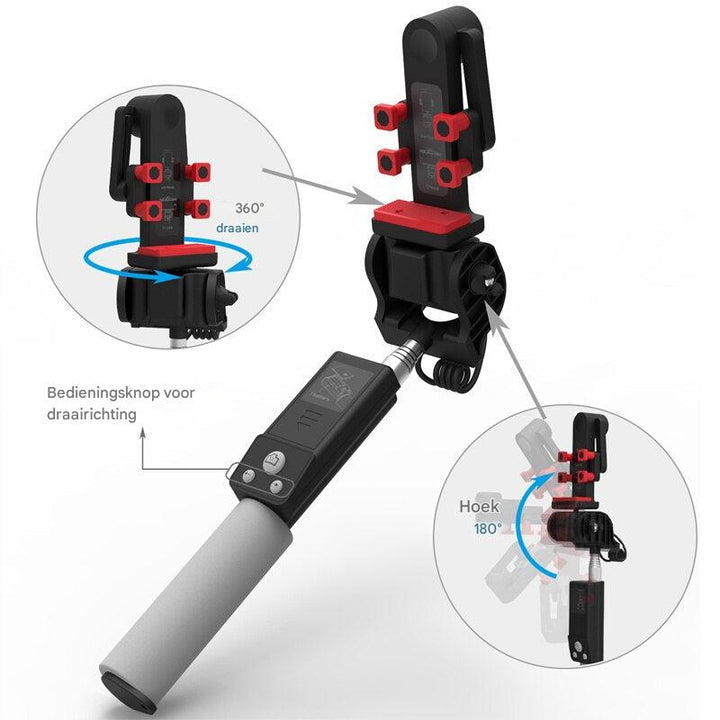 Selfie-Stick „Image Arc“ mit 360°-Drehung und Bluetooth-Fernbedienung