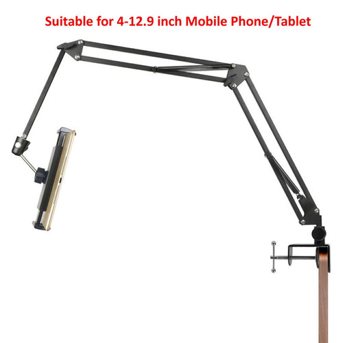 VIvolux | Long Arm Schwerlast Tischhalterung Tablet-Halter