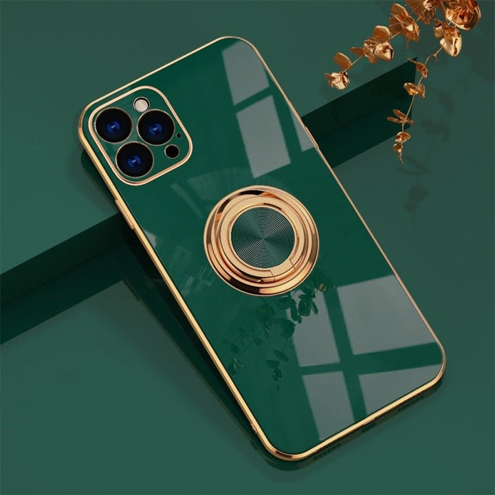 Sandsberg iPhone Hülle mit Metallständer Ring