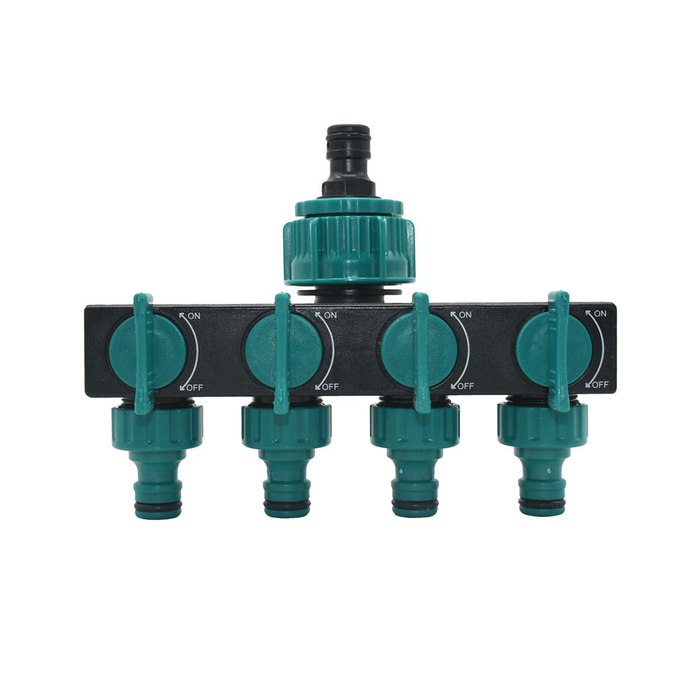 4-Wege Garten Wasserhahn Verteiler | Karnz