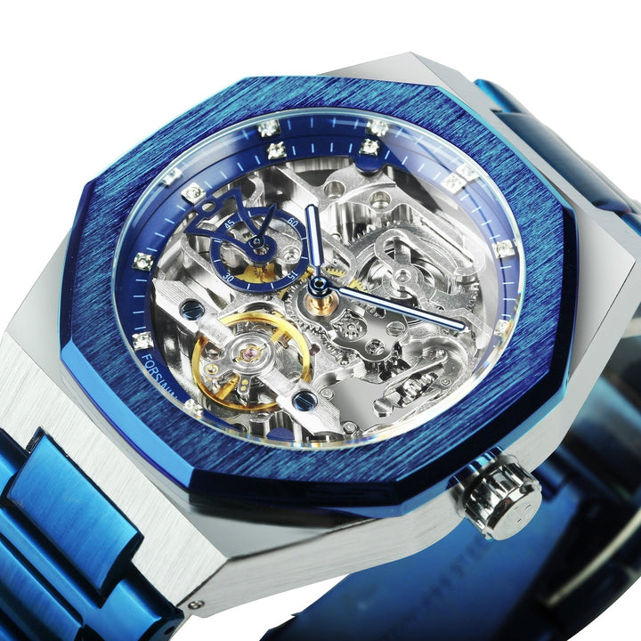 Karnz | Royale Skeleton Mechanische Herren Uhr