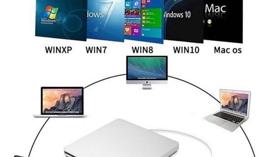 Karnz | Externer DVD-Recorder für optische Laufwerke Tragbar für MacBook Air