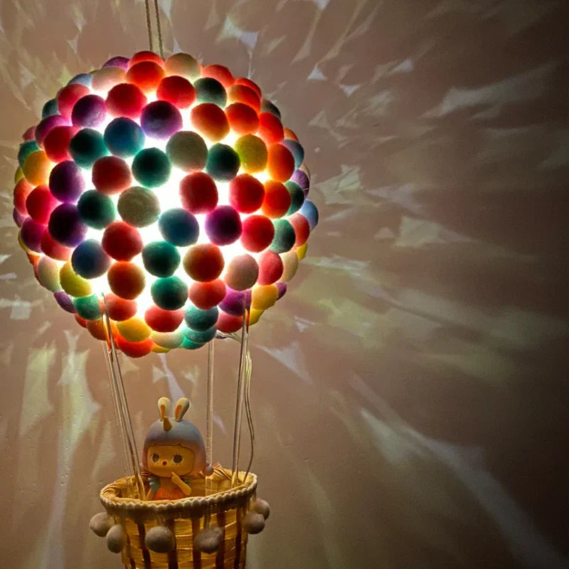 DIY Heißluftballon-förmige fliegende Tiere Nachtlampe | Karnz