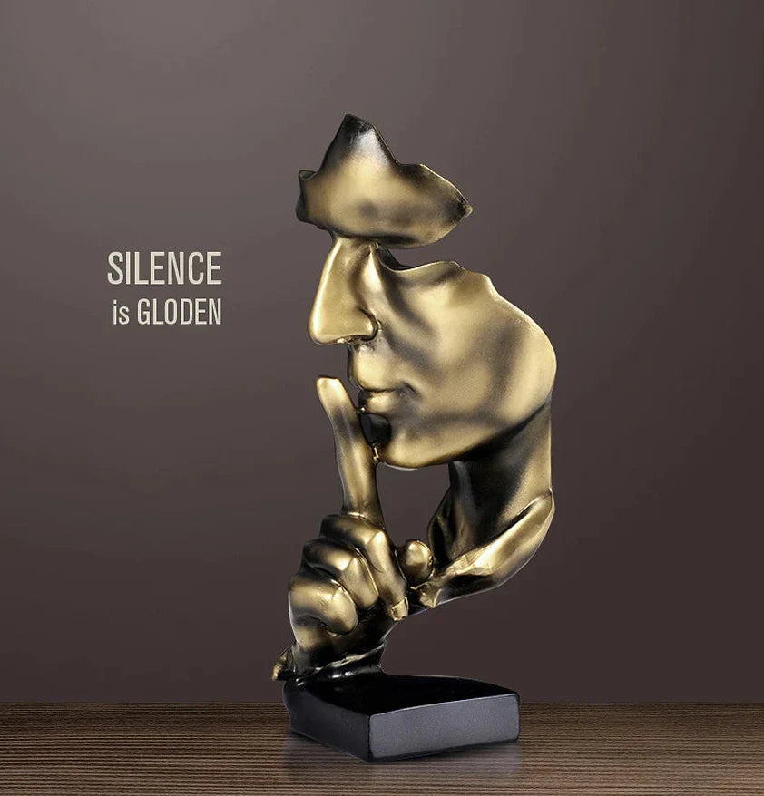 Silent Thinker Abstract Face Home Decor | Karnz