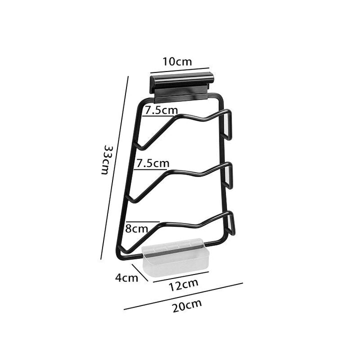 Karnz | Wandmontierter Extrem Topfdeckelhalter Rack