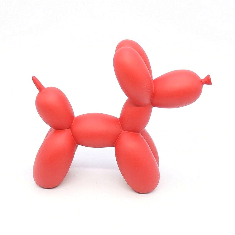Bunte Ballonhund Skulptur – Moderne Deko für Wohnzimmer und Büro | Karnz