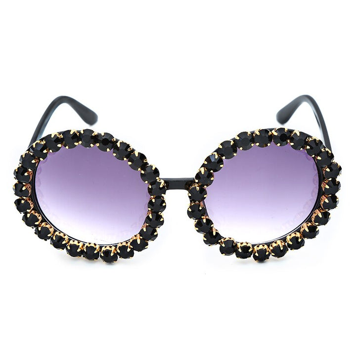 Karnz | Oversized Runde Luxus-Sonnenbrille