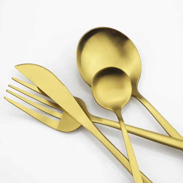 Hochwertiges Edelstahl Besteckset für 6 Personen - Elegante Besteckkollektion