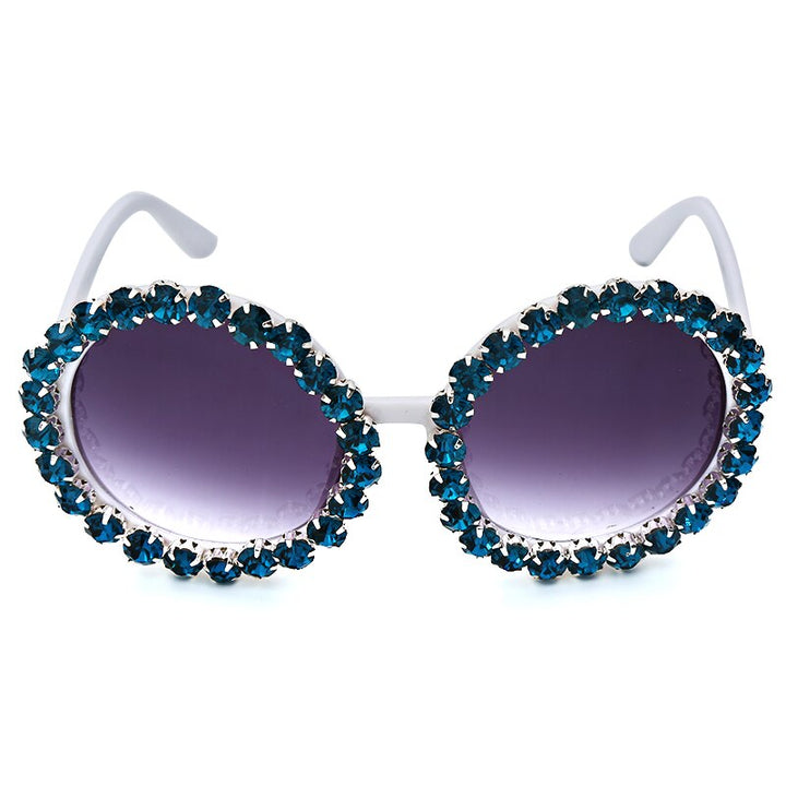 Karnz | Oversized Runde Luxus-Sonnenbrille
