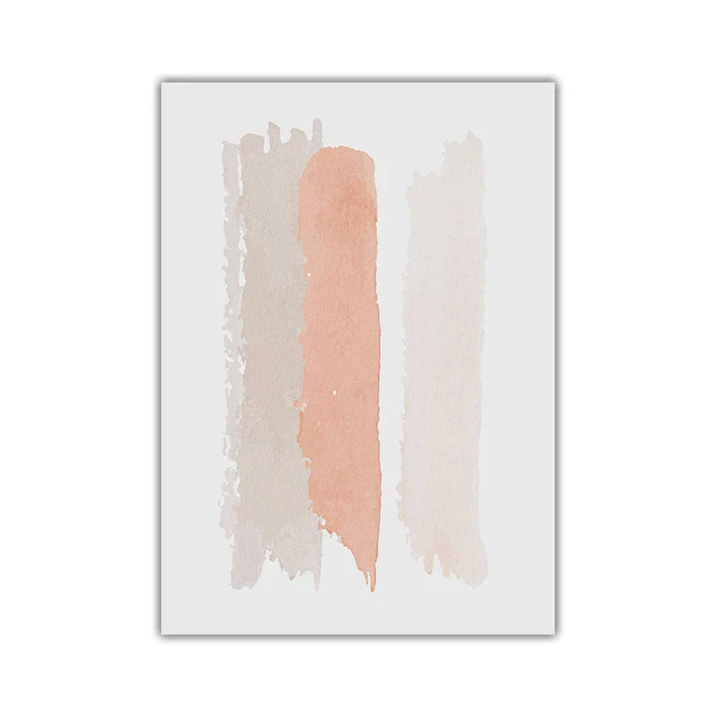 Minimalistische Pastell-Aquarell-Wandkunst Feine Kunst Leinwanddrucke Modern abstrakte nordische Bilder für Wohn- und Schlafzimmer Kunstdekoration | Karnz