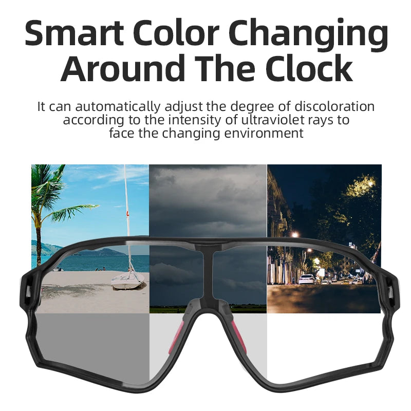 Fahrradbrille mit photochromen Gläsern | Karnz