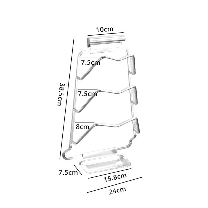 Karnz | Wandmontierter Extrem Topfdeckelhalter Rack