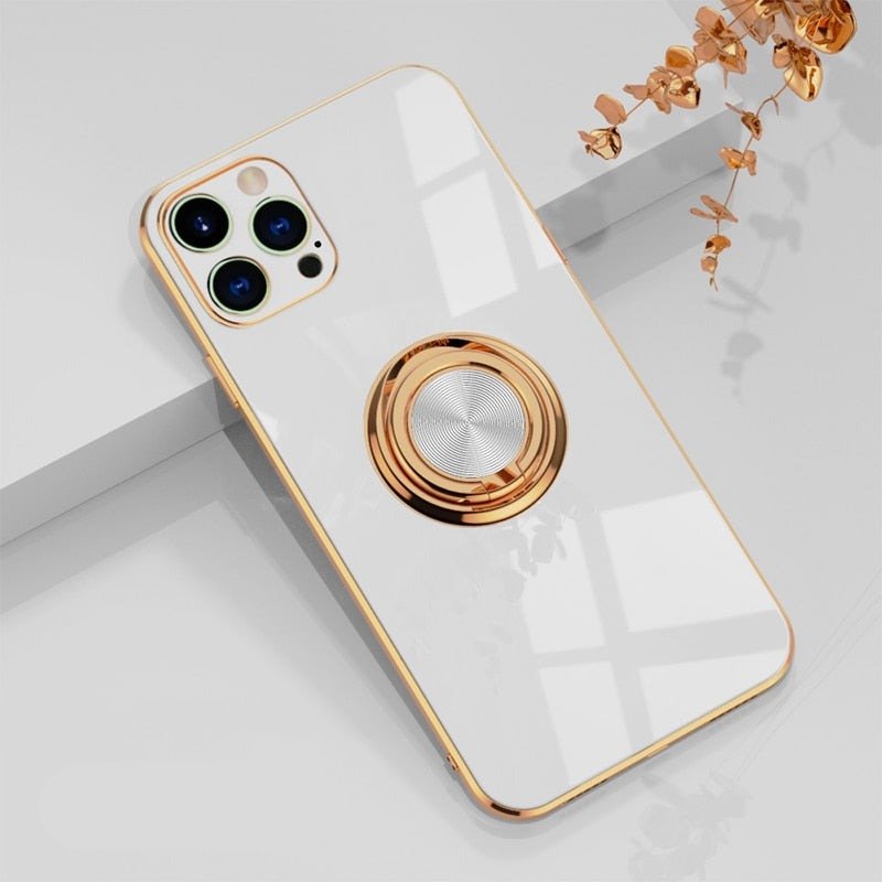 iPhone-Hülle mit Metallständerring