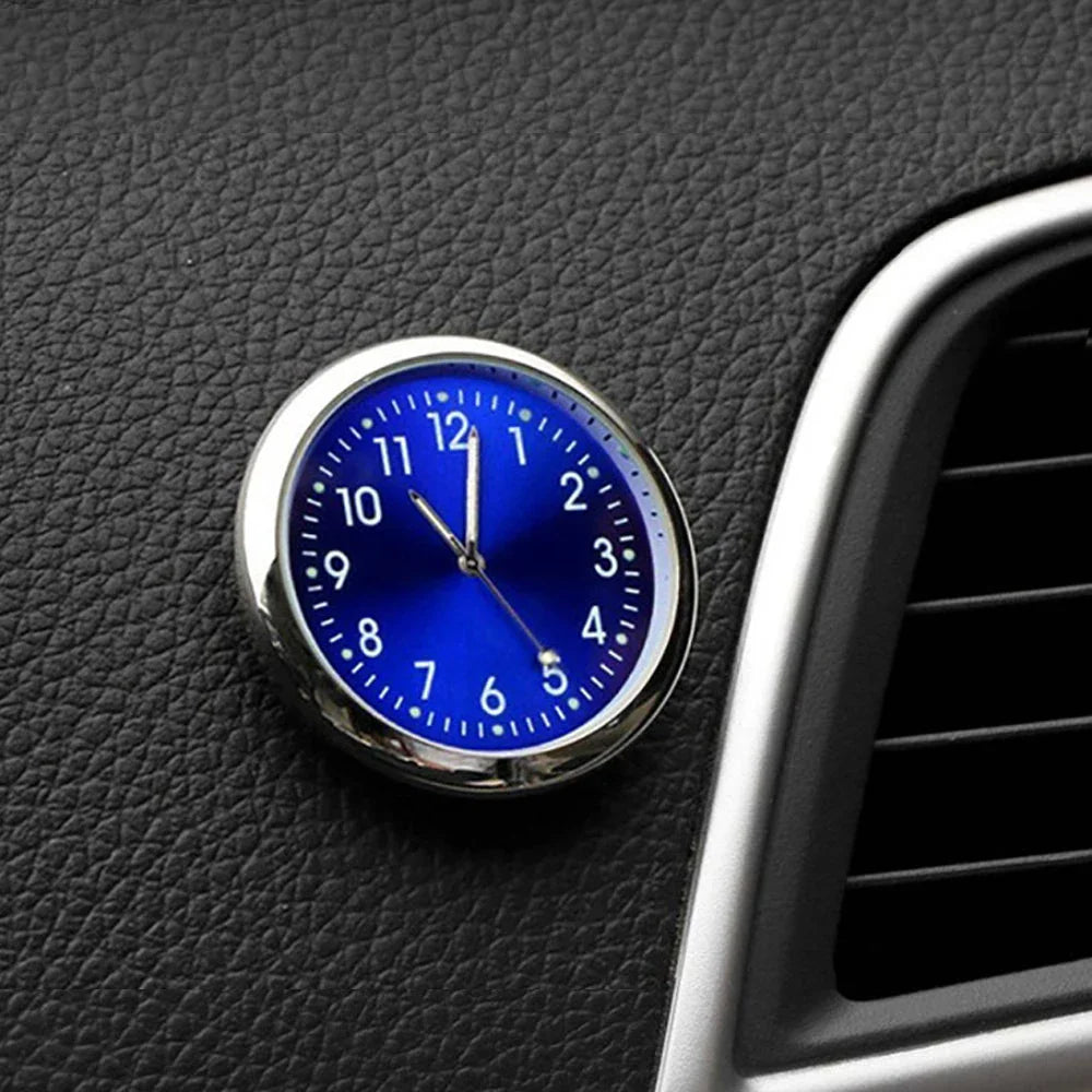 Sandsberg | Leuchtende Mini-Autouhr Aufklebbare Digitale Uhr für Auto Ornamente