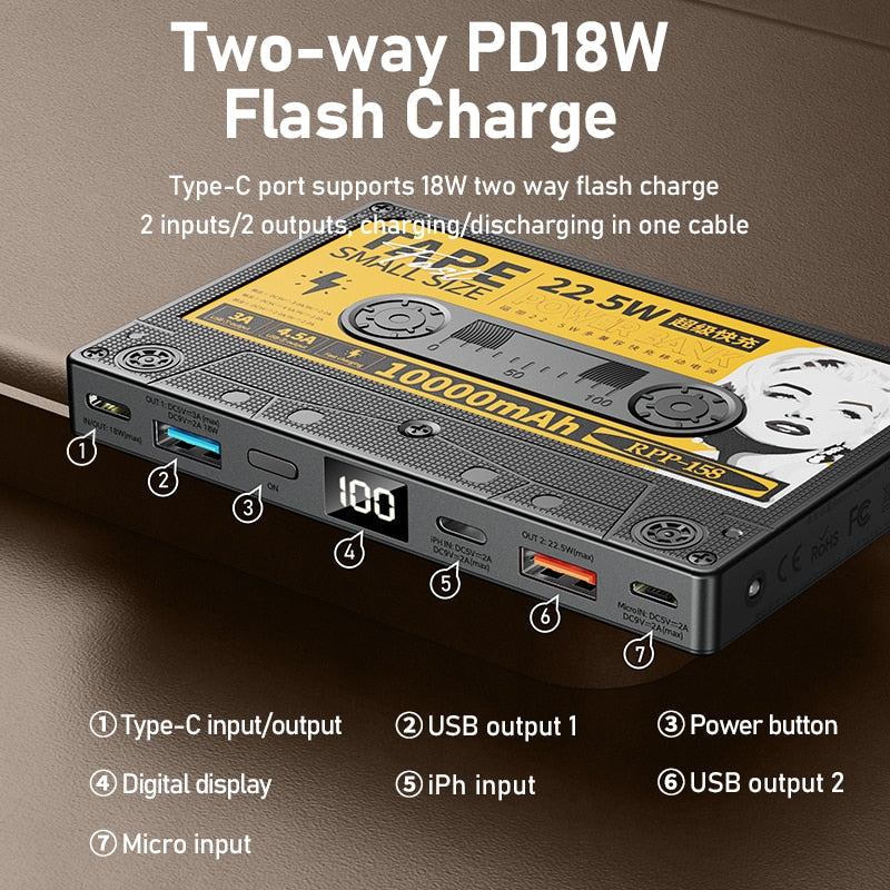 Retro-Kassette-Powerbank | Karnz