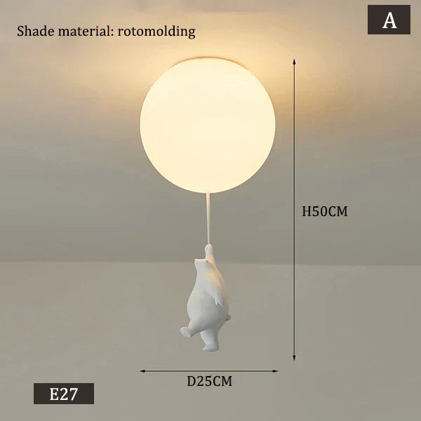 Hängende Bären Ballons Lampe | Karnz