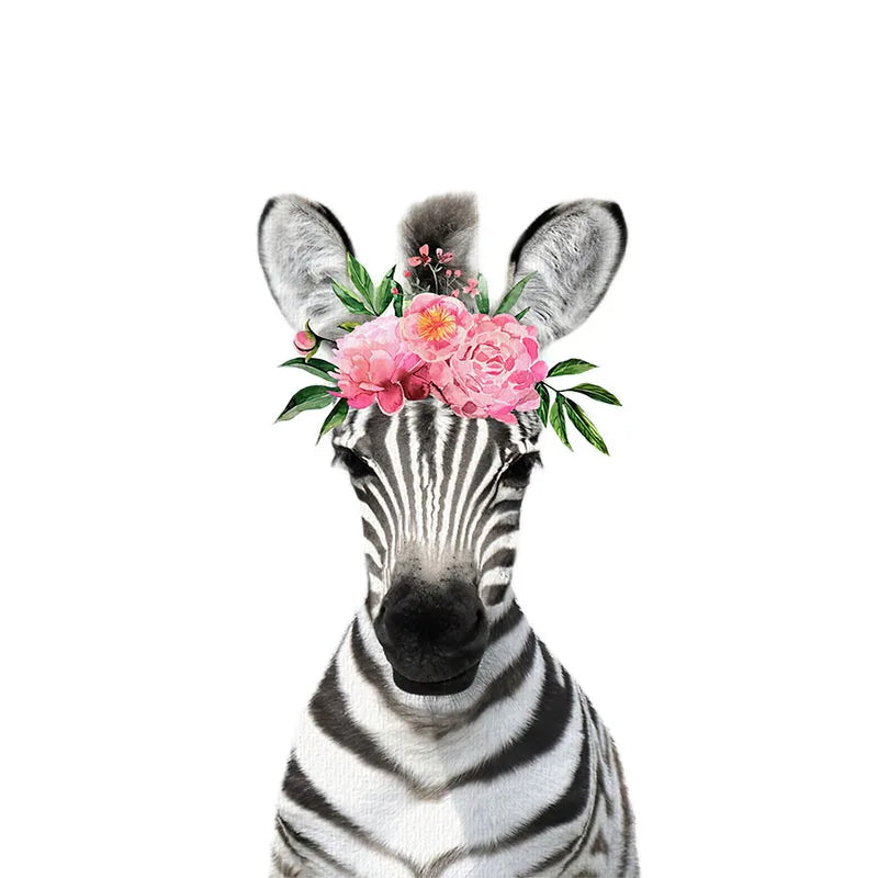 Baby Süße Tiere Wandaufkleber Für das Kinderzimmer Abnehmbar Peel and Stick Vinyl Wandtattoos Für das Zimmer des Babys Kreative DIY Wanddekoration | Karnz