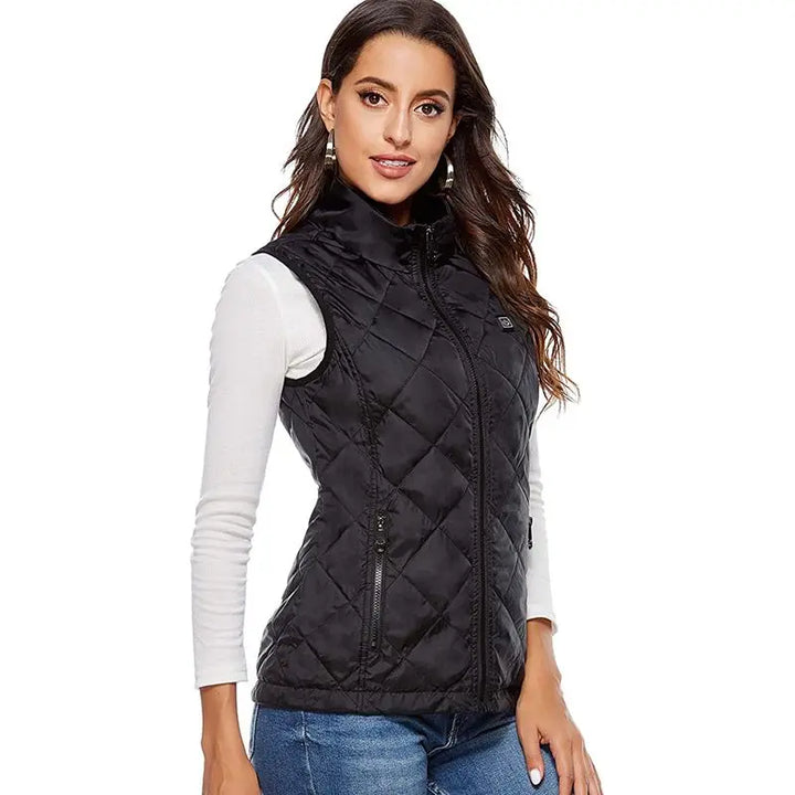 Karnz | ThermaBelle Women's Heating Vest | USB heated vest with infrared technology | Temperature regulating & lightweight | Ideal for autumn & winter