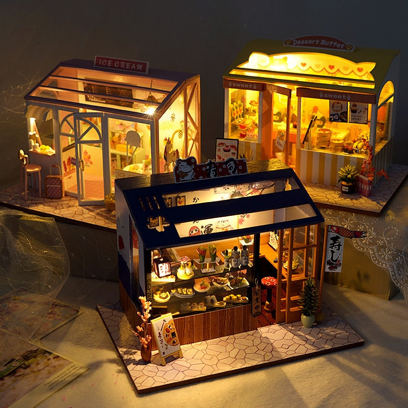 Miniatur DIY Japanische Bauspielzeug-Kit | Karnz