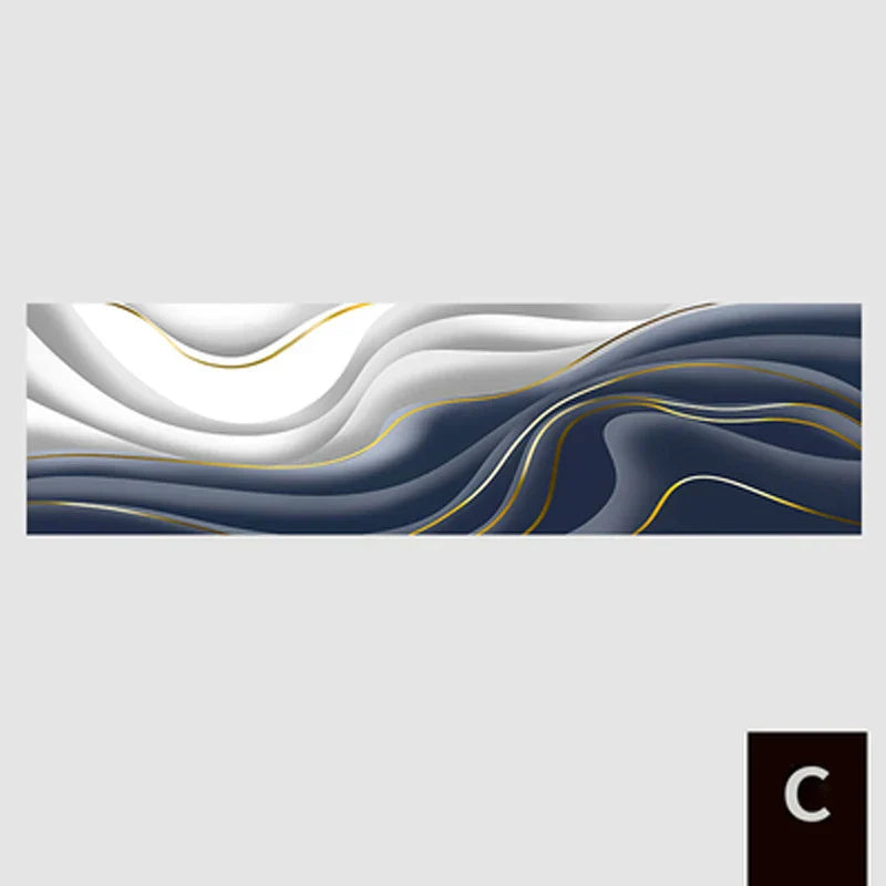 Modern Abstrakt Grün Grau Gold Fließendes Band Wandkunst Feine Kunst Leinwanddrucke Hochformat Bilder Für Wohnzimmer Foyer Treppenhaus Wanddekoration | Karnz
