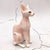 Moderne Whisper Sphynx Katze Tischdekoration | Karnz
