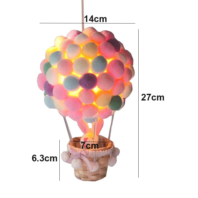 DIY Heißluftballon-förmige fliegende Tiere Nachtlampe | Karnz