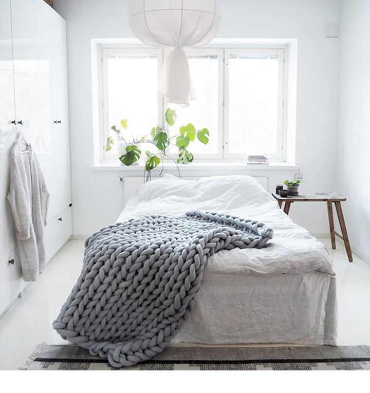 Strickdecke Schaffen Sie Wärme und Komfort | Karnz