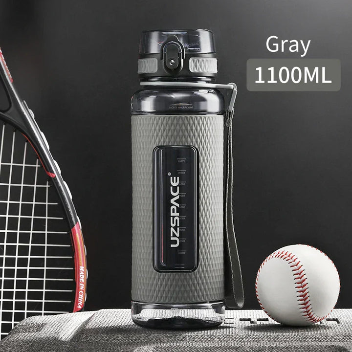 UZSPACE Sport Wasserflaschen, BPA-frei, tragbar, schlagfest, auslaufsicher, große Kapazität, Fitness-Wasserkanne, Tritan-Kunststoff Trinkflasche