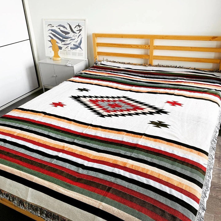 Vintage Kürbis Sofaüberwurf Decke | Karnz