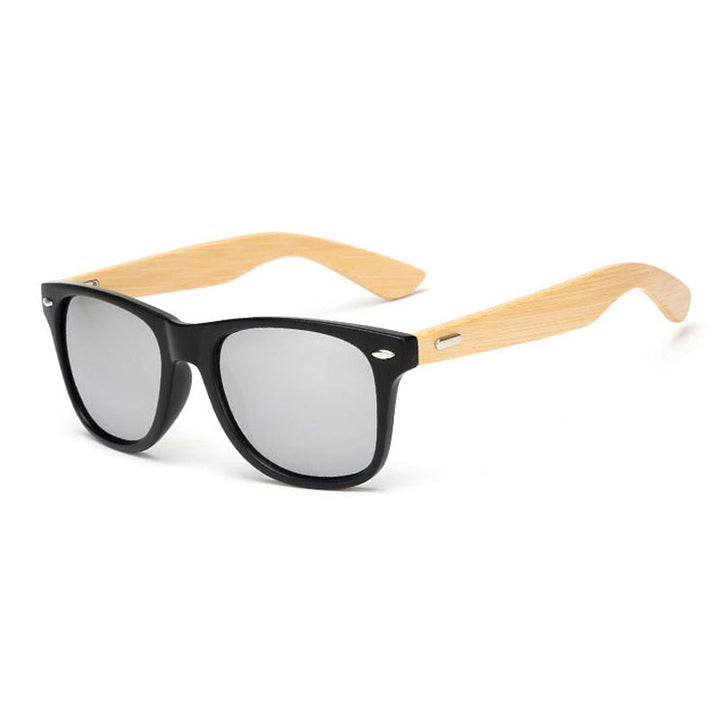 Karnz | Bamboo Retro Holz Sonnenbrille