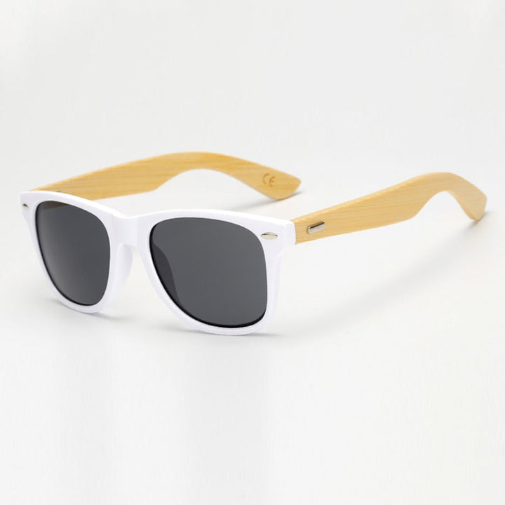 Karnz | Bamboo Retro Holz Sonnenbrille