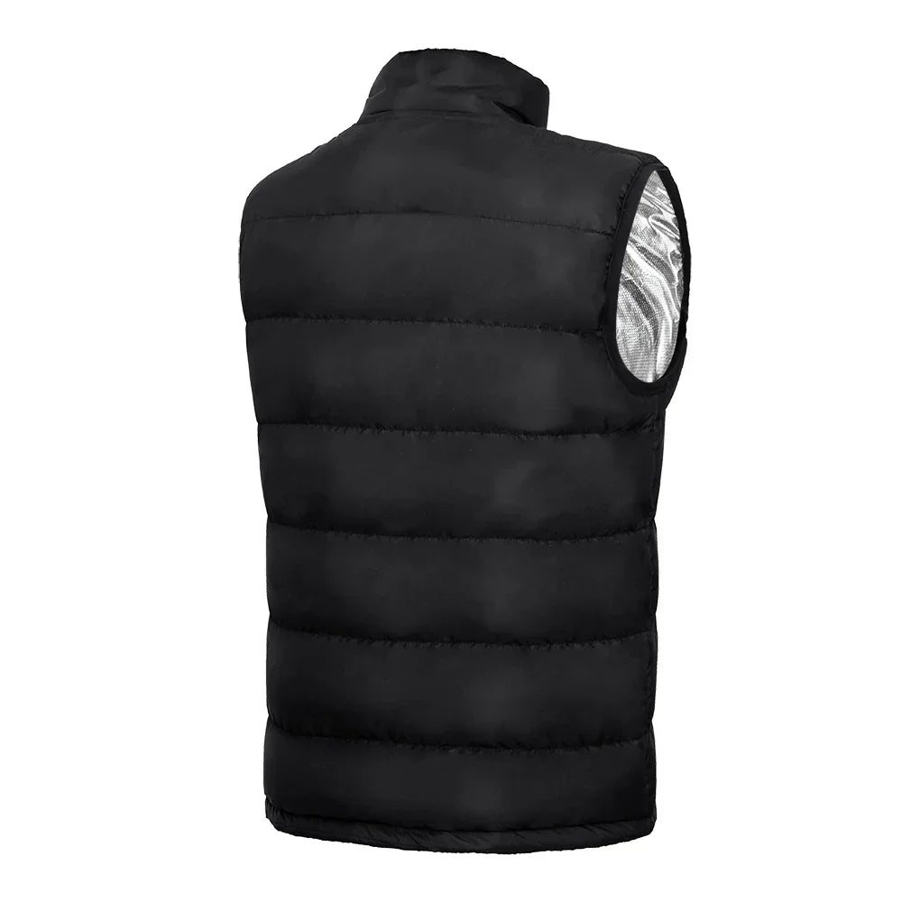 Karnz | beheizte Jacke mit 9 Heizzonen | USB-Heizjacke für Frauen & Männer | Graphene-Heiztechnologie für Outdoor, Camping & Sport | ThermoVenture