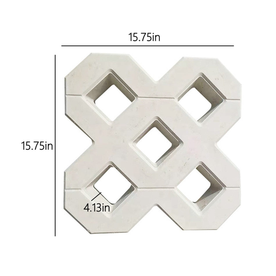 Quadratische Fliesenpflasterform