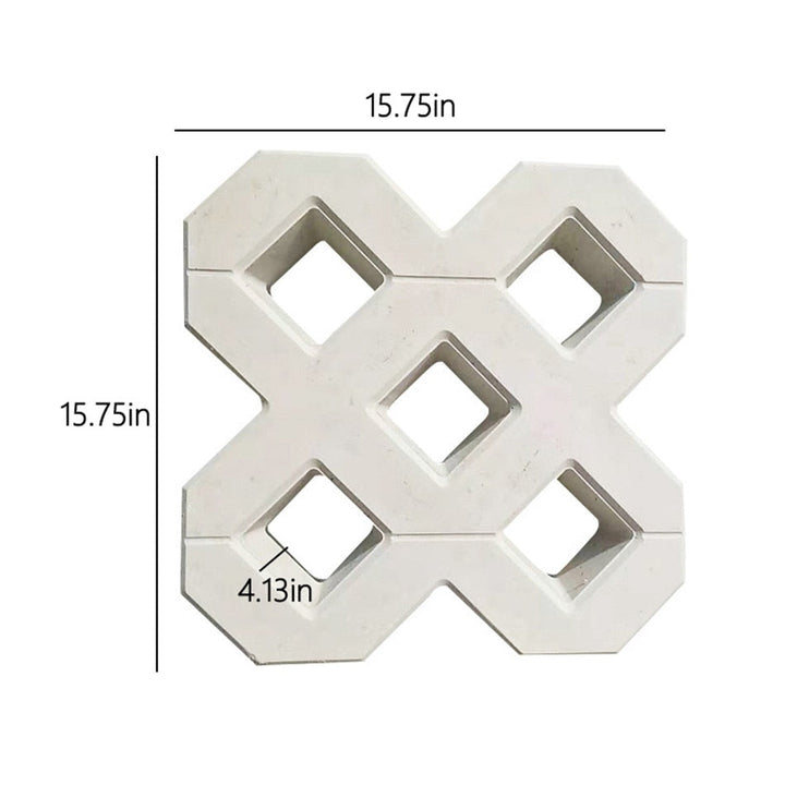 Quadratische Fliesenpflasterform