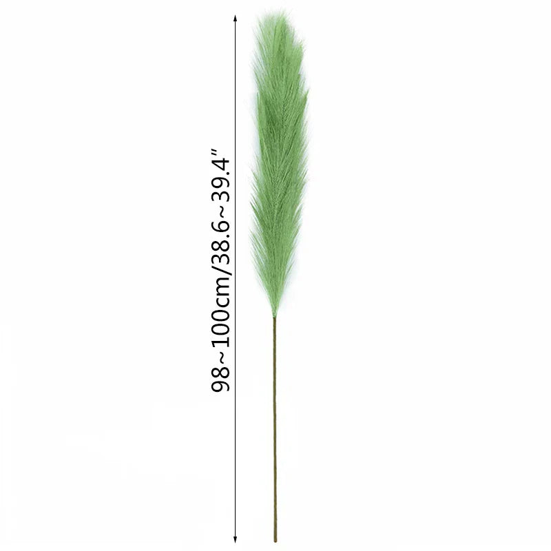 5 Stück 100 cm künstlicher Pampasgras-Trockenblumenstrauß, Dekoration für Hochzeiten, Partys, Zuhause, Zimmer, DIY-Kunstpflanzen-Dekorationszubehör