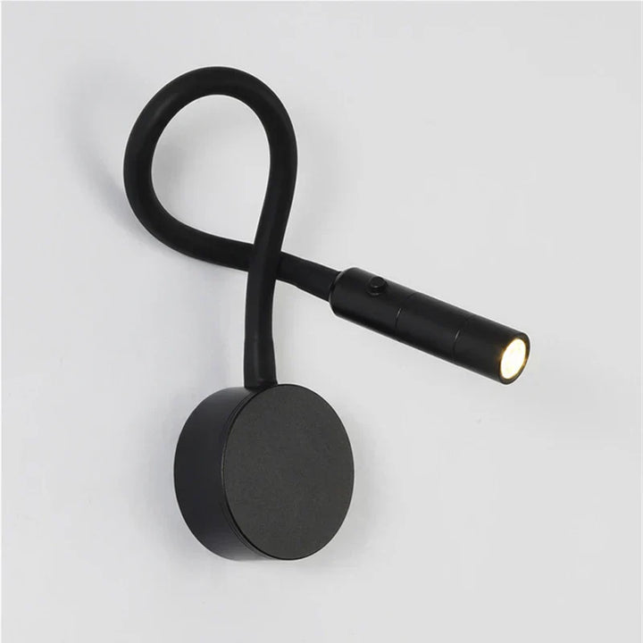 Karnz | Moderne Flexible LED-Lese-Wandlampe mit Schalter für Schlafzimmer und Studium - 1W/3W