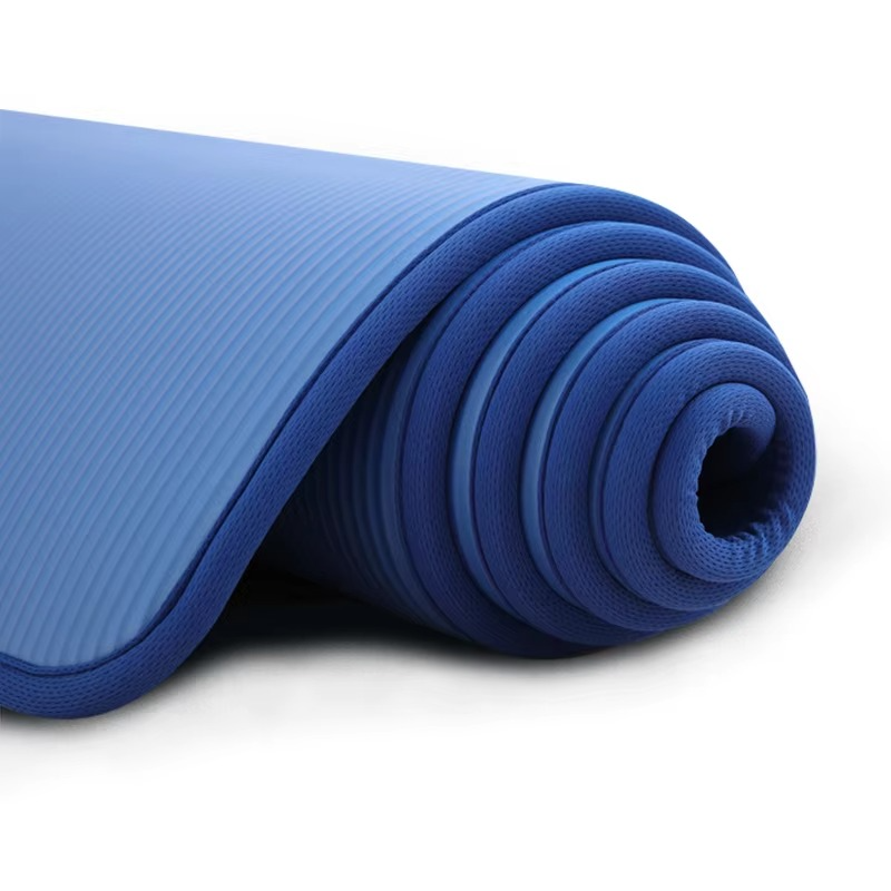 Extra dicke, 1 cm (0,39 Zoll) dicke, rutschfeste Gymnastik- und Yogamatte mit Trageband