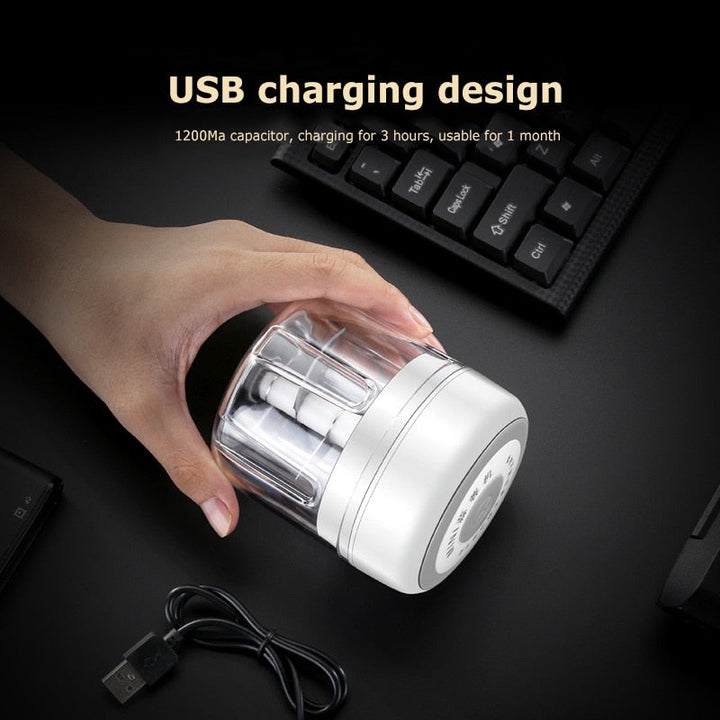 MiniChop Elektrischer Zerkleinerer – 150ml – USB wiederaufladbar – Kompakt & Leistungsstark | Karnz